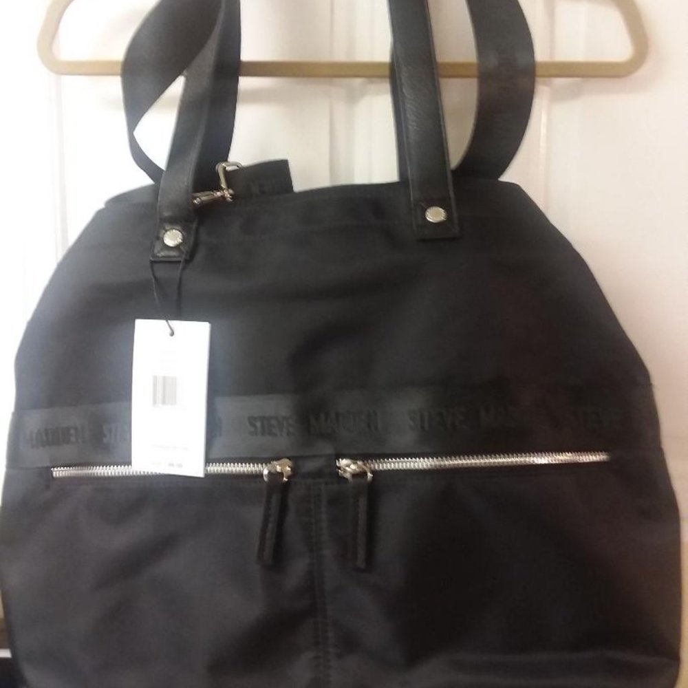 Steve Madden Black Tote